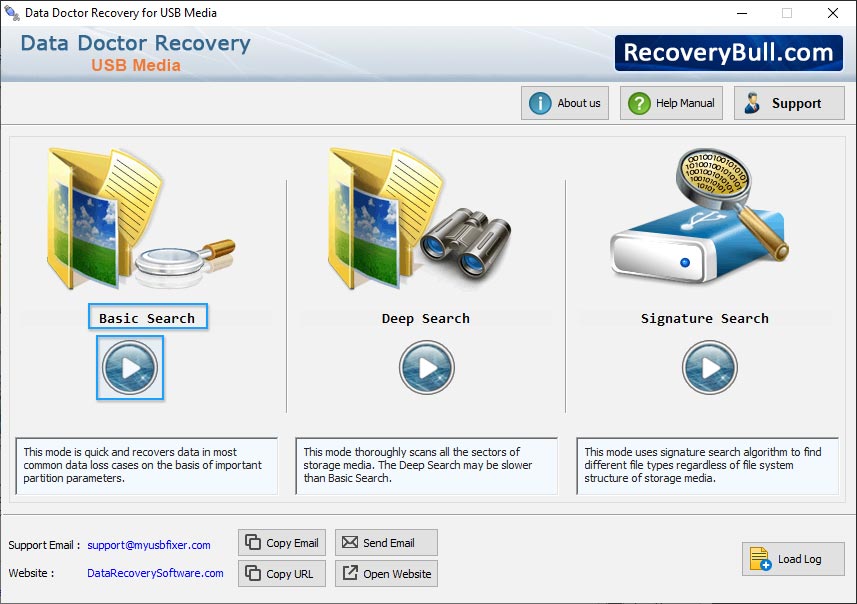 USB Digital Media Data Recovery